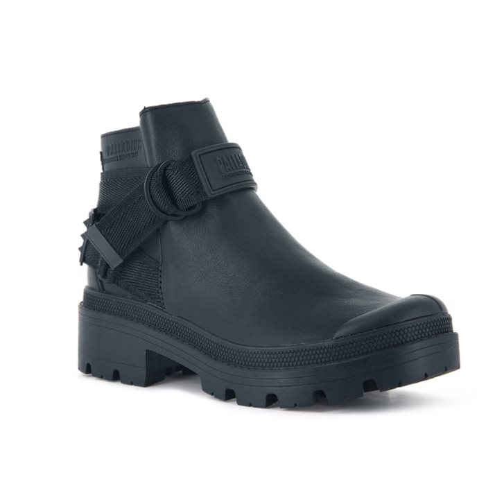 Palladium Pallabase Rockboot L Women's Boots Black | UK K028-UYZ